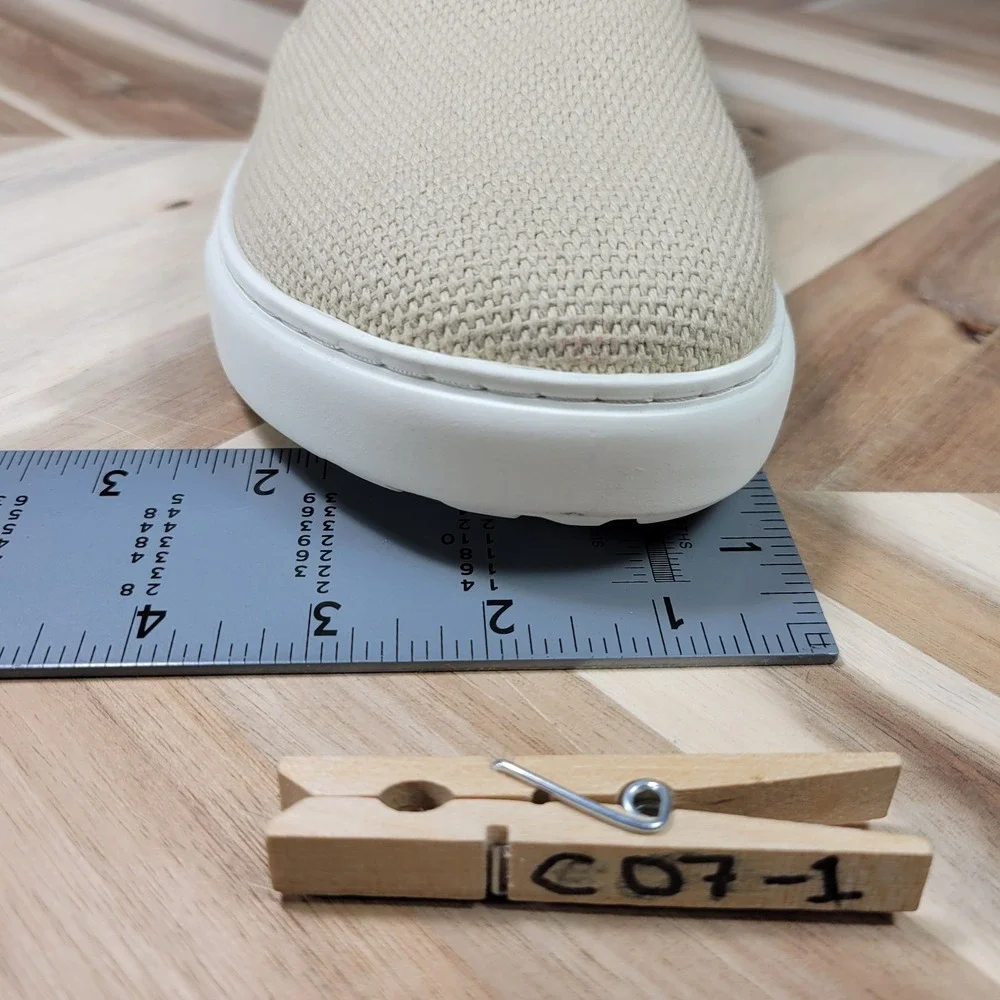 Birkenstock Oswego Canvas Suede Sandcastle Beige Slip On Mens 9 EU 42 Sneakers